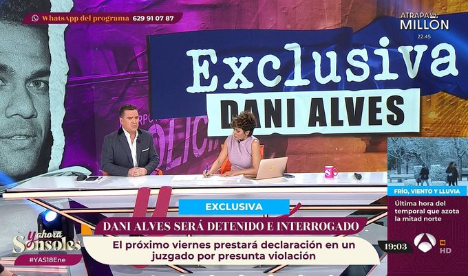 Dani Alves declararía en calidad de detenido en Barcelona