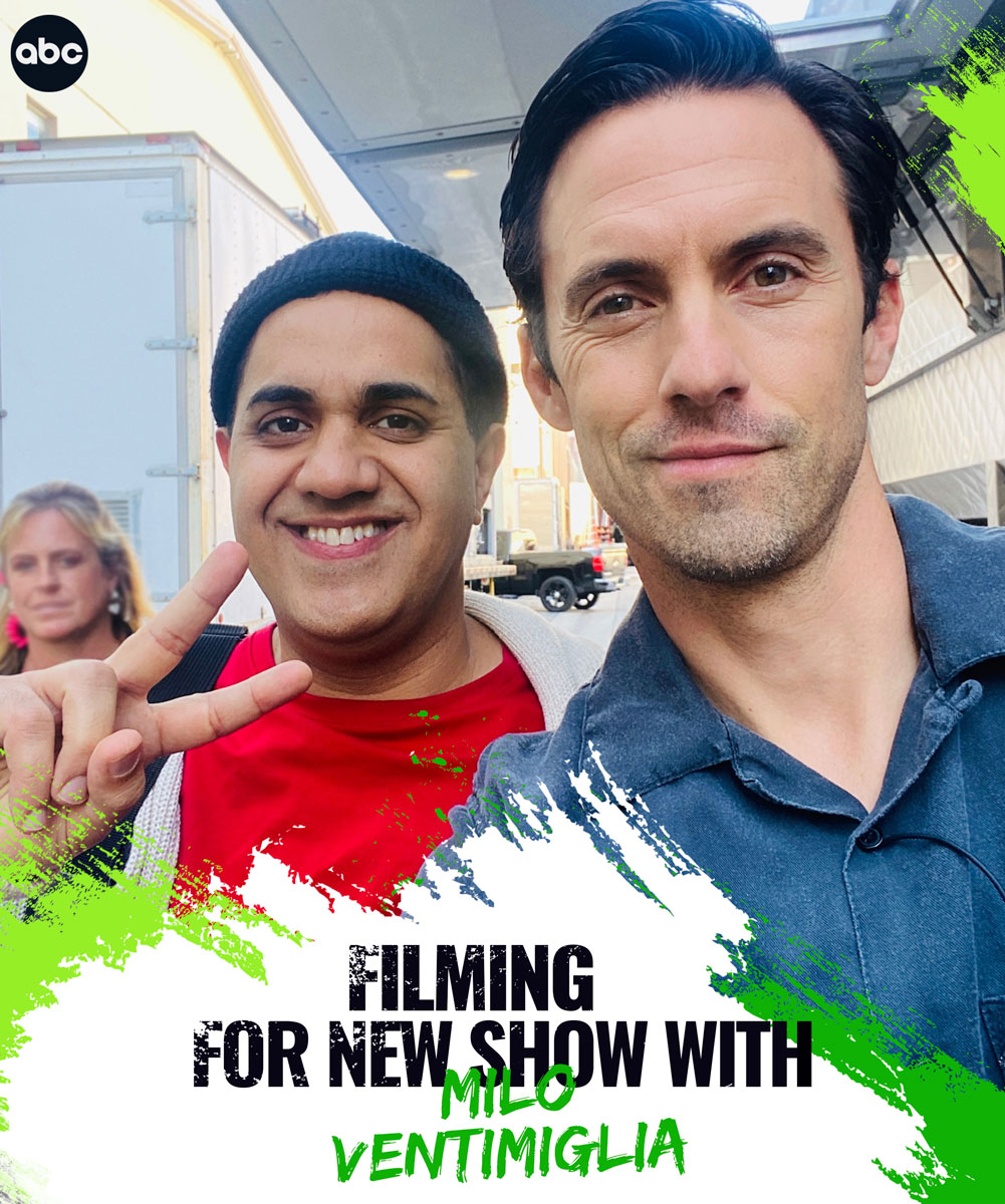 RaulNath's tweet photo. Filming with the amazing Milo Ventimiglia for his new show on @abcnetwork ✌️

#rahulnath #actorslife #miloventimiglia #abc https://t.co/TStBEzED9A