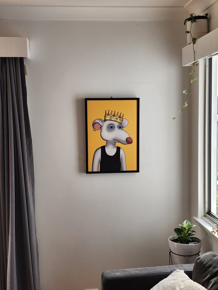 Rat King master piece finally taking pride of place. <a href="/GutterCatGang/">Gutter Cat Gang</a> can't wait for 2023 and beyond. Let's get it!