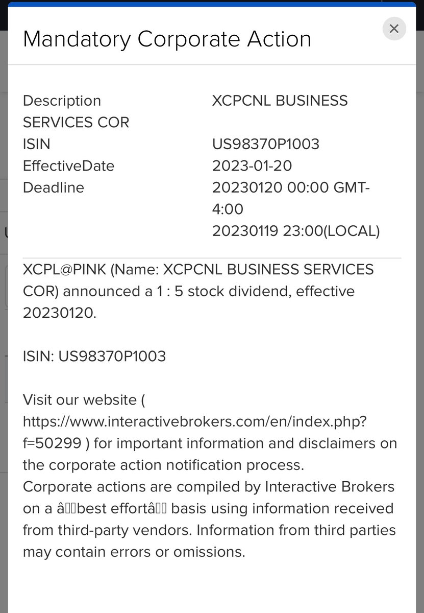 As stated before, there is no reverse split. The most accurate info is posted here:
$XCPL