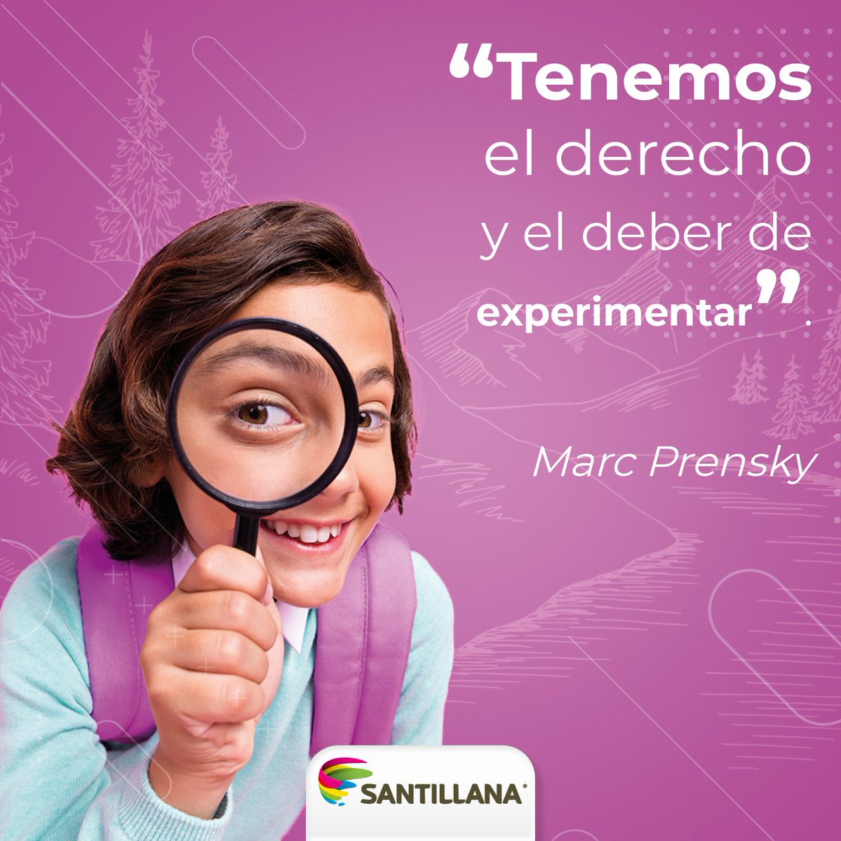 SantillanaMX's tweet photo. ¡Nos encanta esta #frase de #MarcPrensky! 👍 https://t.co/Oxq4ApCHRu