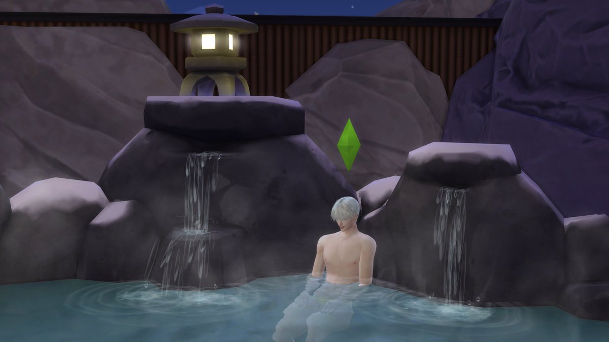 stsgsims's tweet photo. gojo is bathing in his private onsen https://t.co/dN0kc1p6Jd