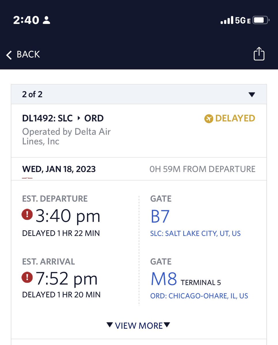 I'm on a losing streak with @Delta this trip. Trip to Vegas derailed due to a broken pilot's window. Flight home delayed due to missing pilot w/ dreaded 20 minute creep. Hope #Delta remembers to stay the best, you can't take shortcuts. #pilotshortage #deltadelay #flightdelay
