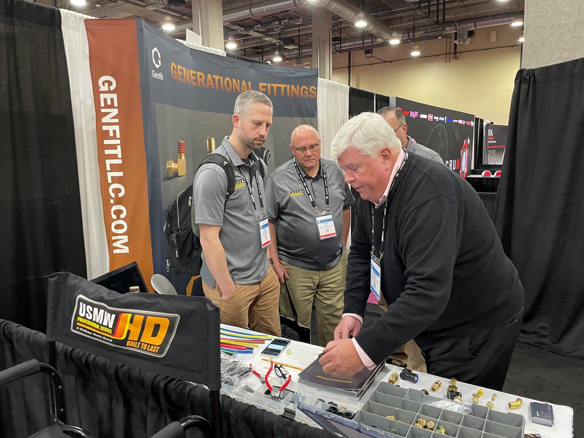 GenFitLLC's tweet photo. We've been having a blast at @HDAWConference! We love connecting with you &amp; showing off our Mack/Volvo kit along with everything Genfit has to offer. We'll be at booth 119 tomorrow for the last day of the show. Come see us! #HDAW23 #heavyduty #aftermarket #trucks https://t.co/wajWUPkd9m