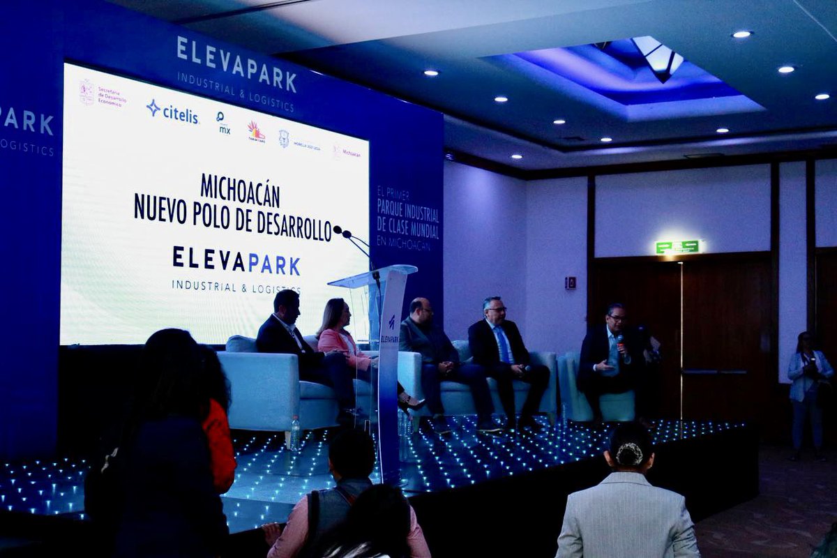 Qué gusto haber estado en la presentación del proyecto #ElevaPark, una visión de desarrollo industrial y derrama económica para #Michoacán. 

¡Enhorabuena por esta colaboración de la iniciativa privada! Se proyecta un gran futuro para nuestro Estado. 🏭