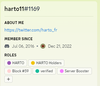 harto_fr's tweet photo. 4/
After this step collab land will verify which block belongs to you and will give you another role.
In my case, since I have Block 59, my role is #block59 https://t.co/TEFWCNIdVt