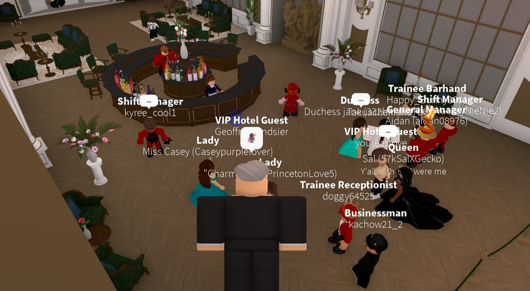 WindsierRBX's tweet photo. The Windsier Hotel now has ballgowns &amp; a grand ball held daily!

Hope to see you there 👗

#Roblox #RobloxDev https://t.co/cID6Dwhddx