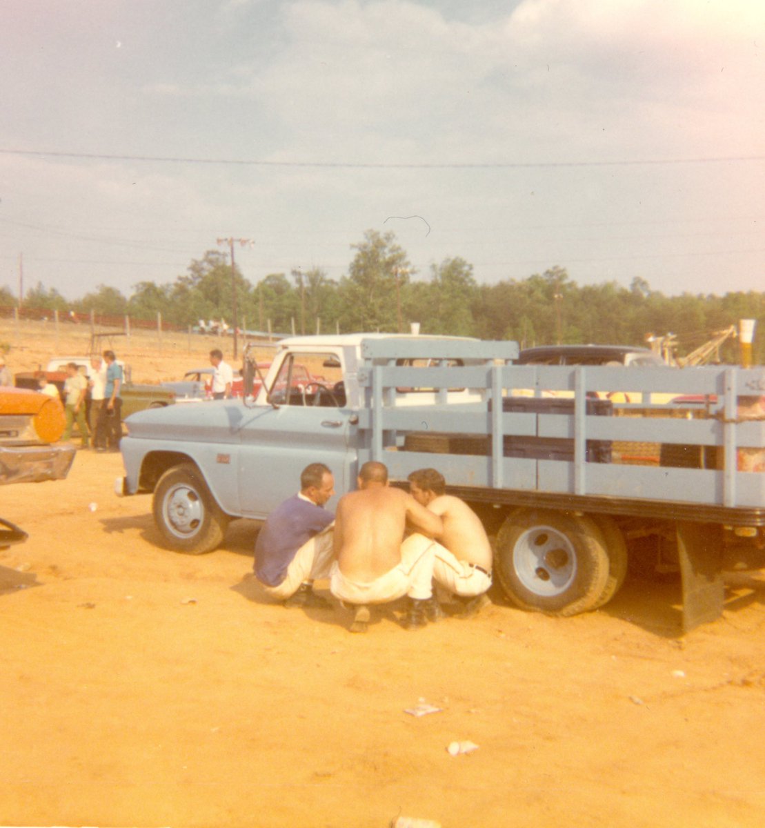DaleJr's tweet image. My grandfather Ralph Earnhardt bought this truck in 1966. Through some friends help and determination, it belongs to the family again. Original engine. Gonna get tires and brakes working, and drive it around a bit. No resto plans. Just glad to have it.