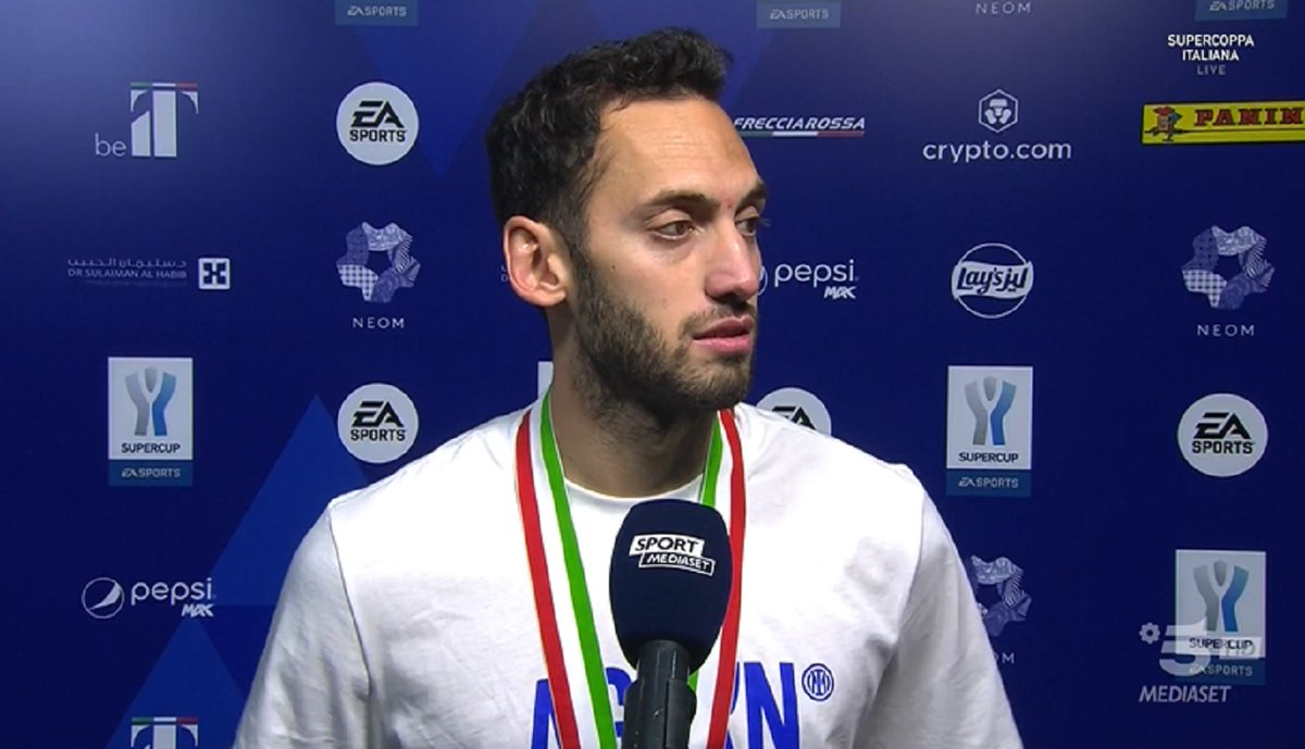 marifcinter's tweet photo. #Calhanoglu: "Una vittoria bellissima, per me di più. Abbiamo vinto 3-0, non si può dire niente. Rivincita? E' stato pesante per me vedere cose che non mi aspettavo. Ma col karma torna tutto. Devono rispettare. Oggi li abbiamo mangiati, 3-0 e mandati a casa velocemente" https://t.co/reSFsmezIK