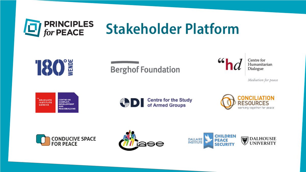 HibaQasas's tweet photo. Huge thanks to our partner organisations in 2 years, the Stakeholder Platform enabled us to carry out global & regional consultations in 61 countries, gathering over 100,000 insights, which grounded the #PrinciplesforPeace with lived experiences and local realities. https://t.co/ROeu2MftAh