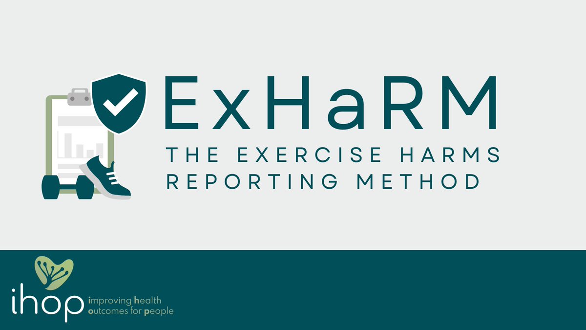 Our exercise harms reporting method (ExHaRM) now has a downloadable manual! 
Download via 🔗improvinghealth.com.au/projects/exhar…

#ExerciseHarms #HarmsReporting #ExerciseTrials #ExerciseOncology