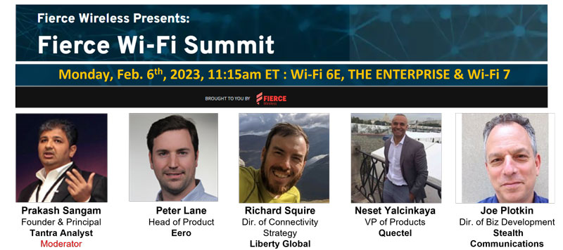 MyTechMusings's tweet photo. Delighted to be moderating the #evolution panel @FierceWireless #Wifisummit

https://t.co/cJ6fqLZ6es 

With Peter of @geteero, Richard of @libertyglobal, Neset of @Quectel_IoT &amp; Joe of @stealthfiber 

Should be a great discussion Pls join us

@TantraAnalyst @WiFiAlliance #WiFi https://t.co/yOix0QIOvd