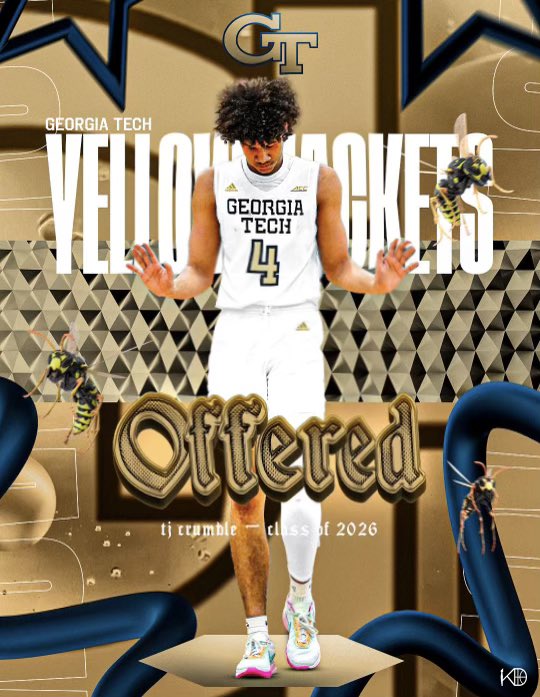 Blessed to receive my 9th division 1 offer from Georgia Tech💯🙏🏻.  A special thanks to Coach @GTJoshpastner, Coach @Antwilkins101 and the rest of the staff! @GTMBB 
@coachjonesLe  @sammybball87 @LEFalconshoops @neo_spotlight @prephoopsoh  @verbalcommits   @mgoul  @recruitszone