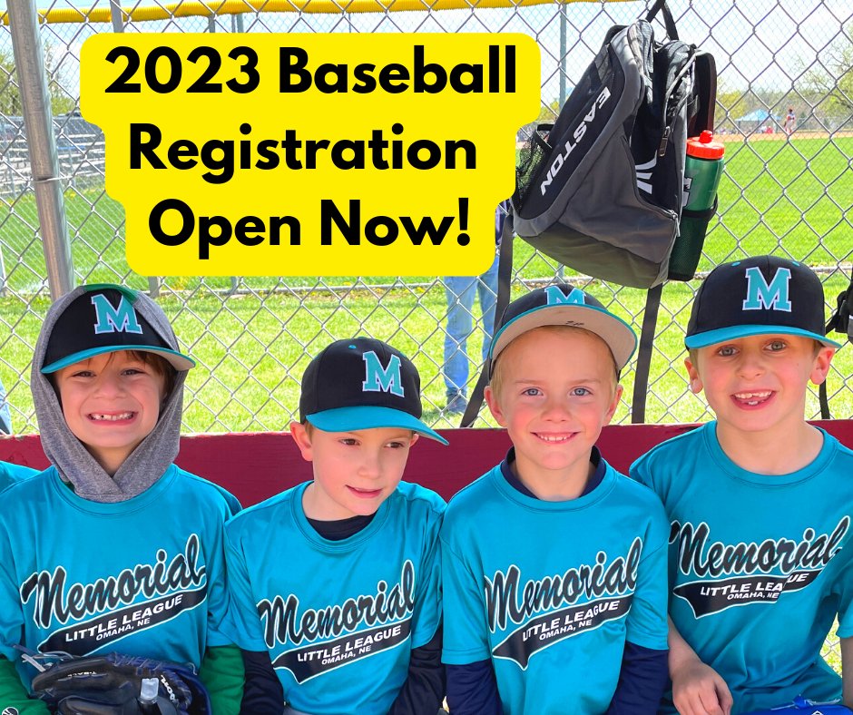 #MidtownOSports: If you know any kids desiring to play baseball / softball in Midtown this upcoming Spring 2023 - visit @MemorialLLOmaha &amp; register! 