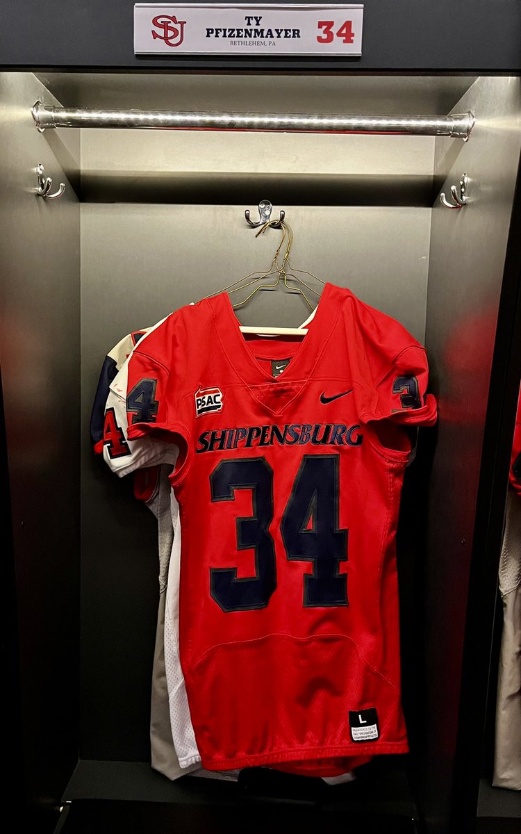 PfizenmayerTy's tweet photo. Thank you for having me on a visit to Shippensburg. Was a great experience. @ShipFootball @CoachMACshipU @MCBDCLB @pjleeol @CoachScottOL1 @CoachBrisson @coachcobb_ https://t.co/q8nA2tC6Py