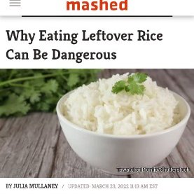 The internet is confusing ... 

Can I eat leftover rice or not?