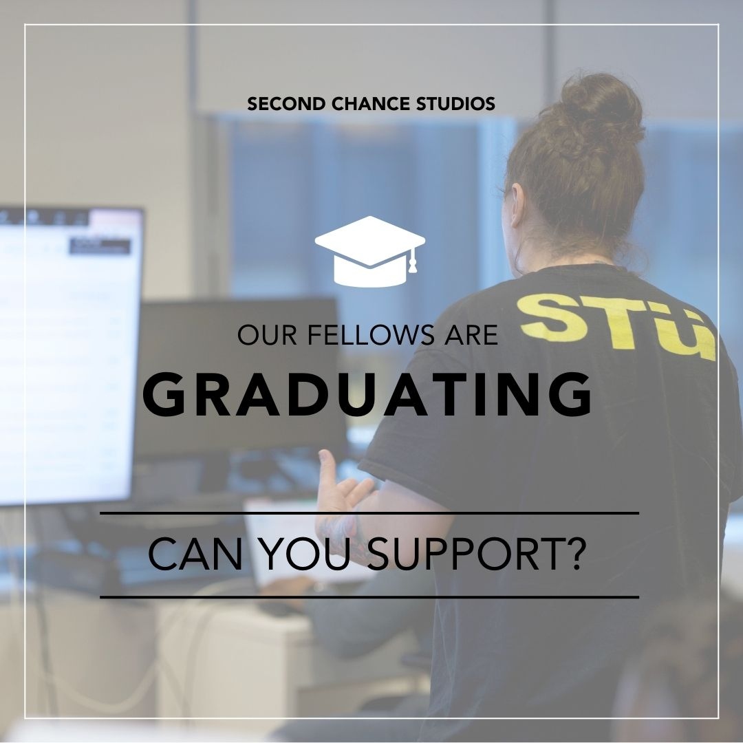 Second Chance Studios (@2ndchancenyc) on Twitter photo On Friday, February 3rd, our second cohort of Digital Media Fellows will be graduating from our program and we can't wait to celebrate their growth and accomplishments in our program! If you can support by donating food or beverages, please reach out! #secondchances #graduation On Friday, February 3rd, our second cohort of Digital Media Fellows will be graduating from our program and we can't wait to celebrate their growth and accomplishments in our program! If you can support by donating food or beverages, please reach out! #secondchances #graduation