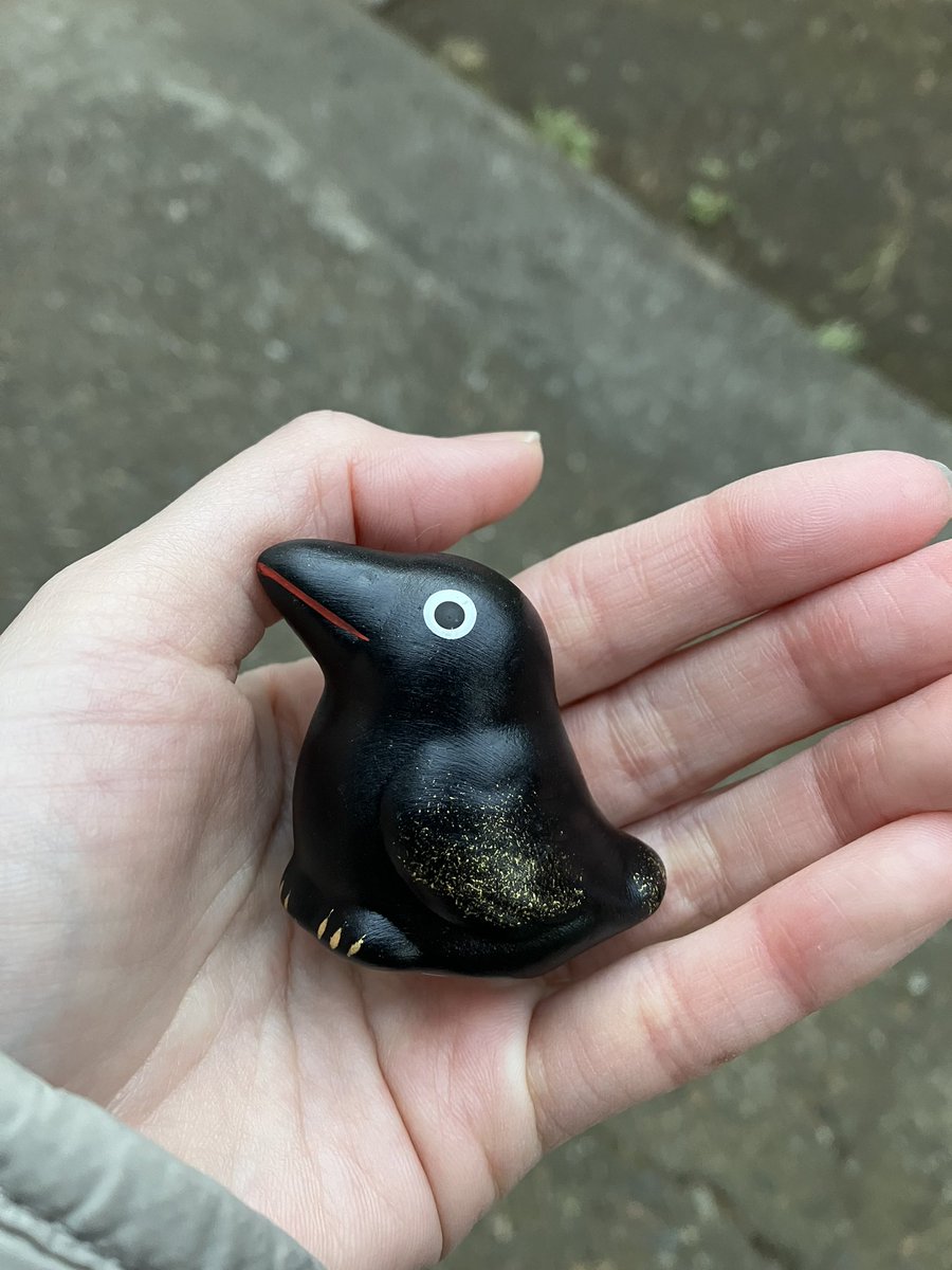 月刊ムーのツイートを見て気になっていた板橋の熊野神社へ！
八咫烏さんです https://t.co/tLJzLSdjss