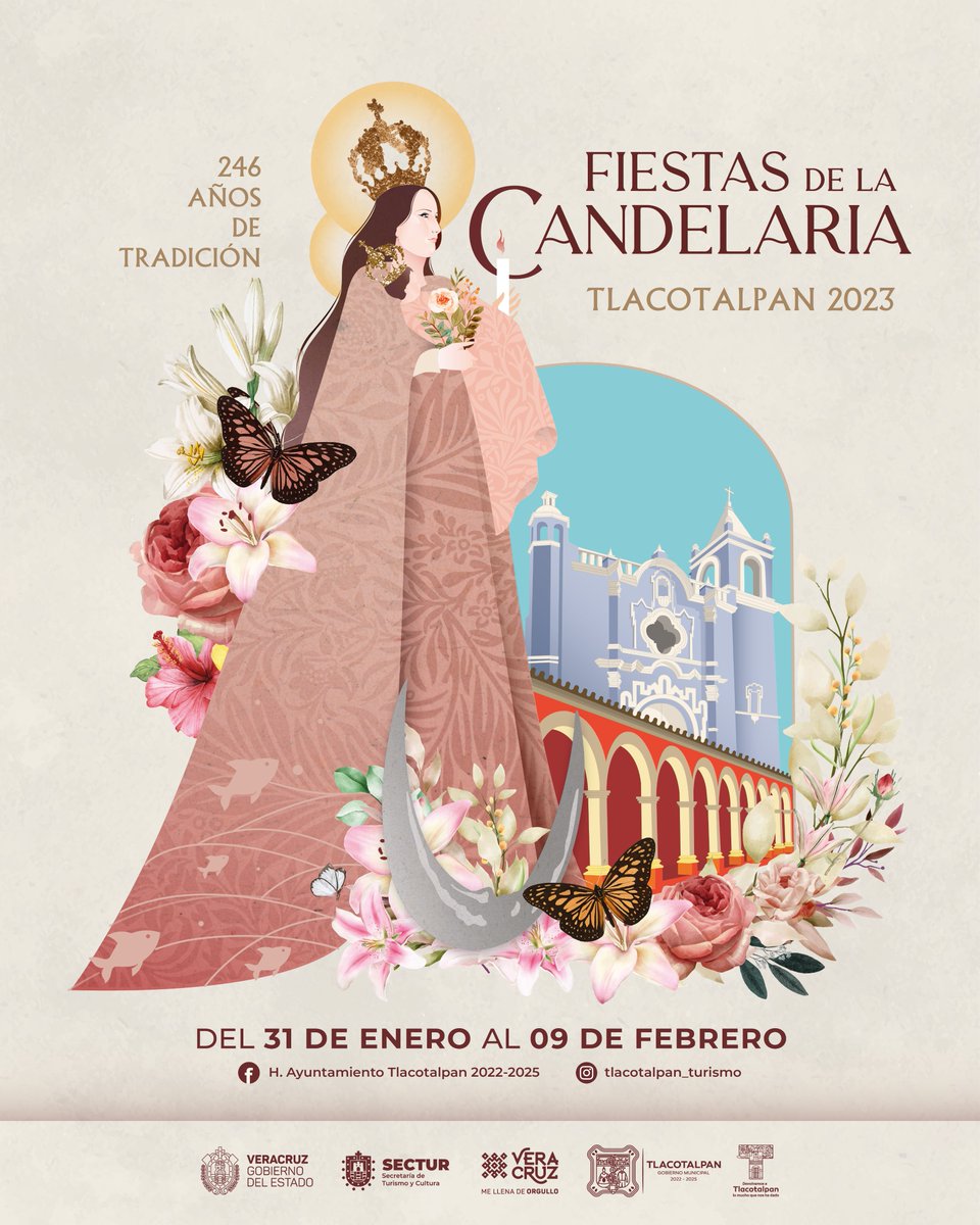 SEducacionVer's tweet photo. ¡Vive una experiencia llena de tradición! 🏵️✨

A partir del 31 de enero 🗓️, no te pierdas de días llenos de música, cultura y baile en Las Fiestas de la Candelaria en Tlacotalpan. 

➡️ Consulta el programa completo aquí: https://t.co/u2heNL5byQ https://t.co/WTGbVUpV3l
