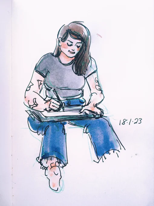 Recent friend drawings  
