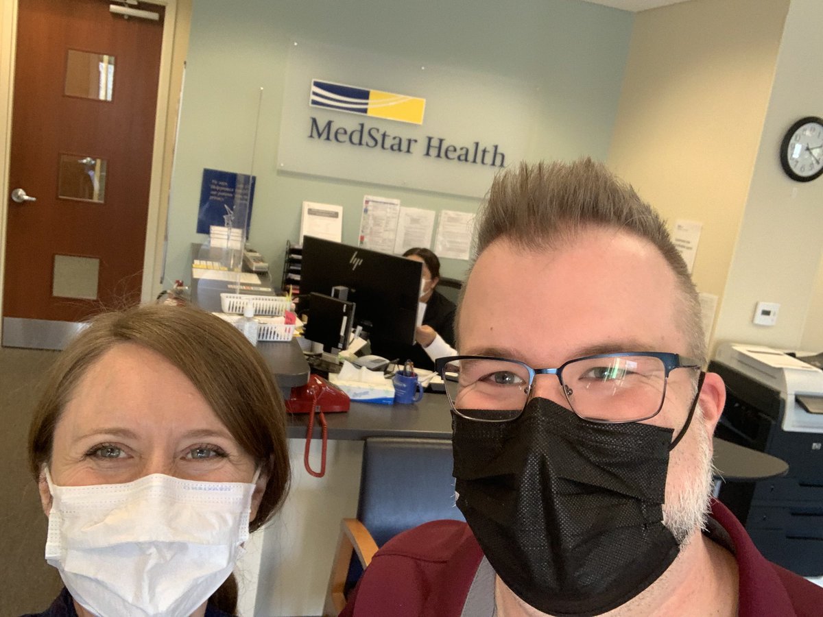 You know it’s going to be a great clinic day when you show up and realize you get to see a 3rd year DPT student in action! <a href="/MarymountPT/">Marymount PT</a> <a href="/MedStarHealth/">MedStar Health</a> <a href="/MedStarNRH/">MedStar NRH</a>