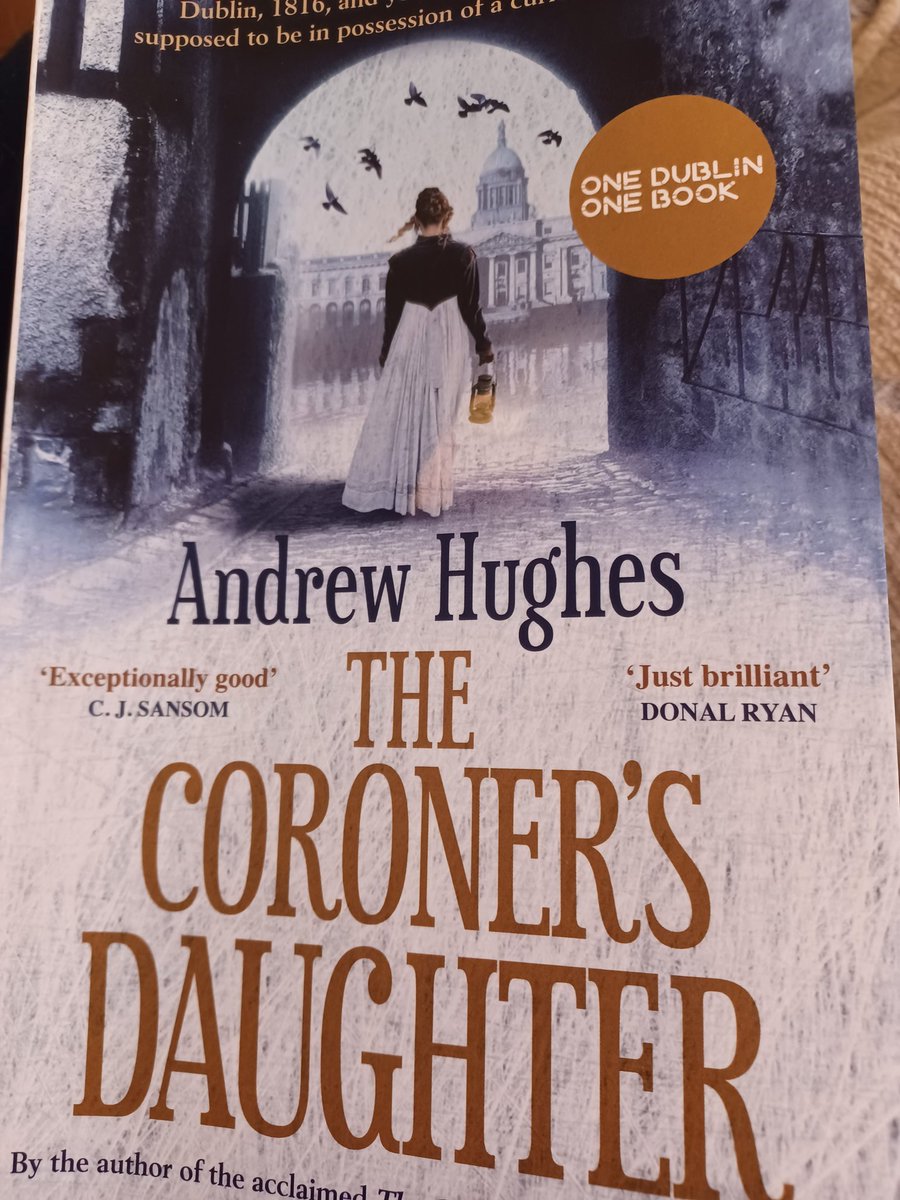 @And_Hughes half way through and loving it! Wears its research (in the Gilbert??) very lightly. @1dublin1book looking forward to the programme #PageTurner #GreatRead