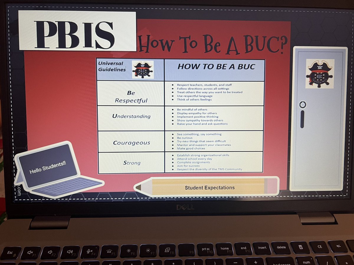 Today we shared our High Expectations presentation with our students and staff. We introduced our PBIS universal guidelines on How to Be a Buc? We also showcased our upcoming end-of-year incentives 🎉 @pbstrulymatters, @Tradewinds_Prin @jharryton, @AllisondeGrego2 @SpanosEleni