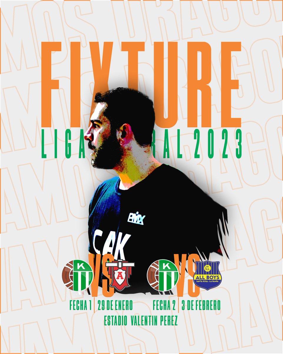 COMIENZO CONFIRMADO 🏀🔥

El plantel de Primera División que competirá en la Liga Federal de Básquet tendrá su estreno en el "Valentín Pérez" por duplicado.

👉 Fecha 1 🆚 Atenas (LP)
👉 Fecha 2 🆚 All Boys (SR)

#TodosJuntos🤜🤛 
#VamosDragón🐉