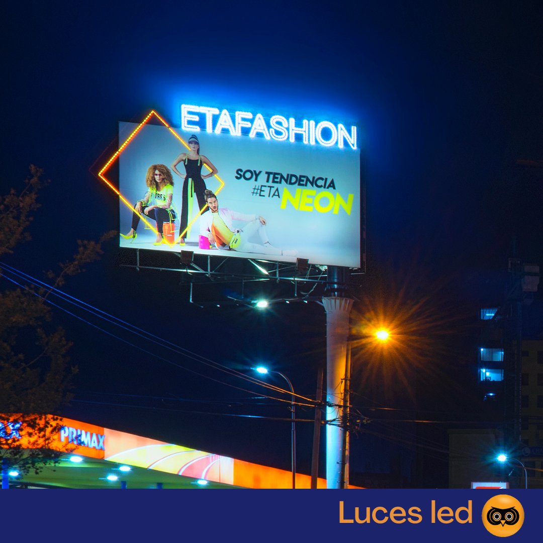 Induvallas's tweet photo. Las cajas de luz y luces led garantizan llamar la atención de los consumidores durante la noche.
De igual manera, ayudan a resaltar información o detalles importantes dentro de la publicidad.

2/3 https://t.co/Jrc4txUclU