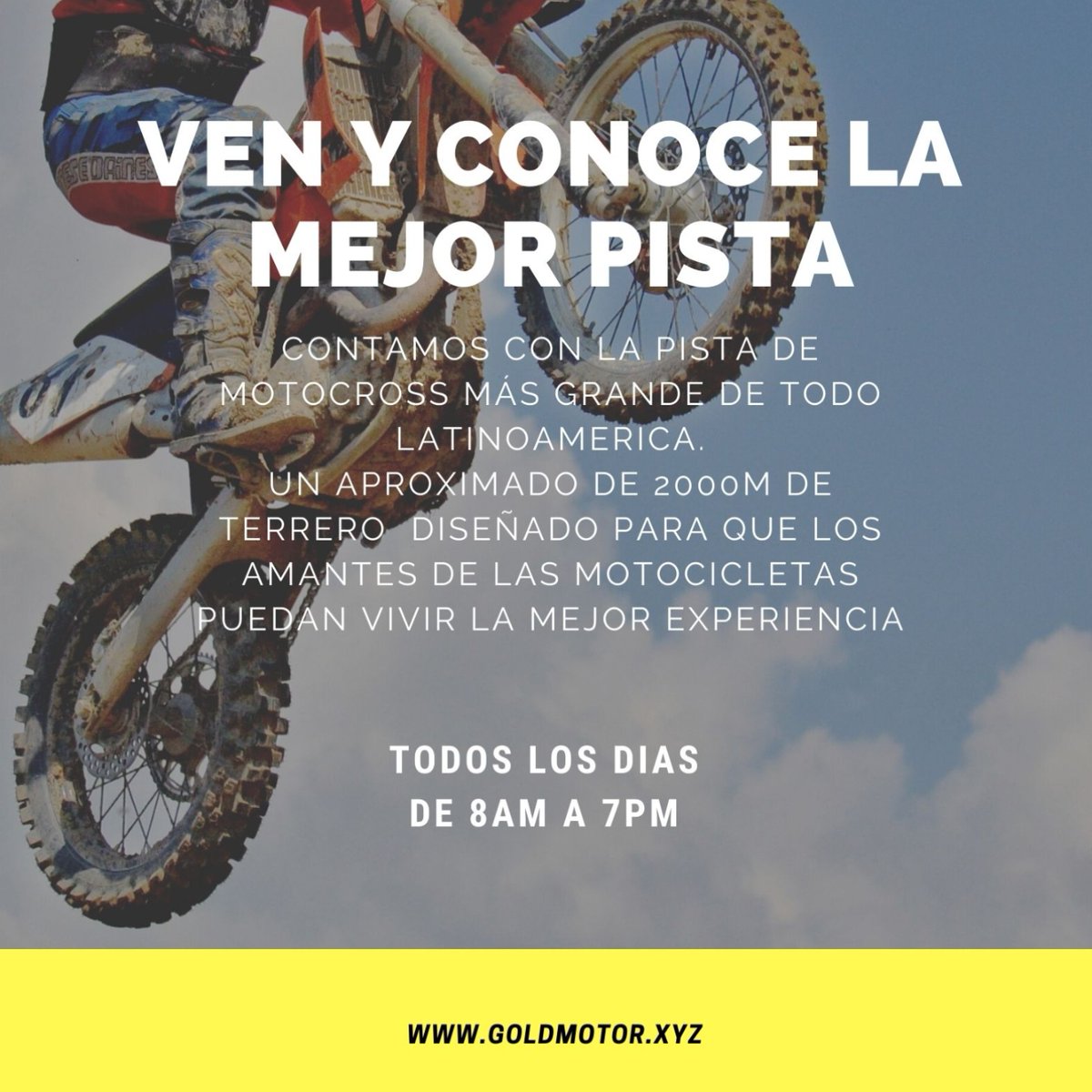 Goldmotormx's tweet photo. Conoce la mejor pista 😁. Visítanos en:  https://t.co/Yaxnkt5Opd https://t.co/VyCCIByWNB