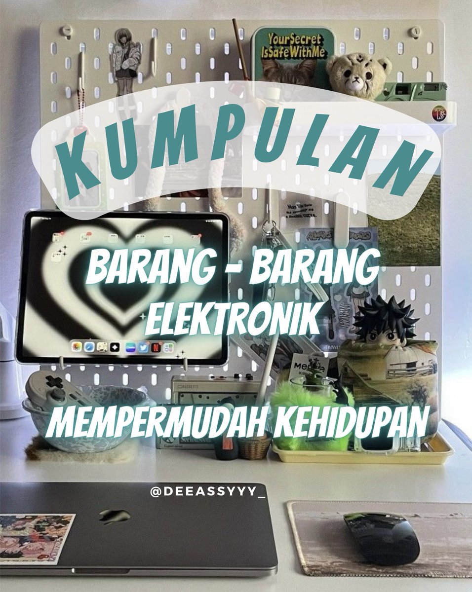 Barang Elektronik yang Memudahkan Kehidupan

• SAVE AJA DULU, Dah pasti berguna •

— A Thread
