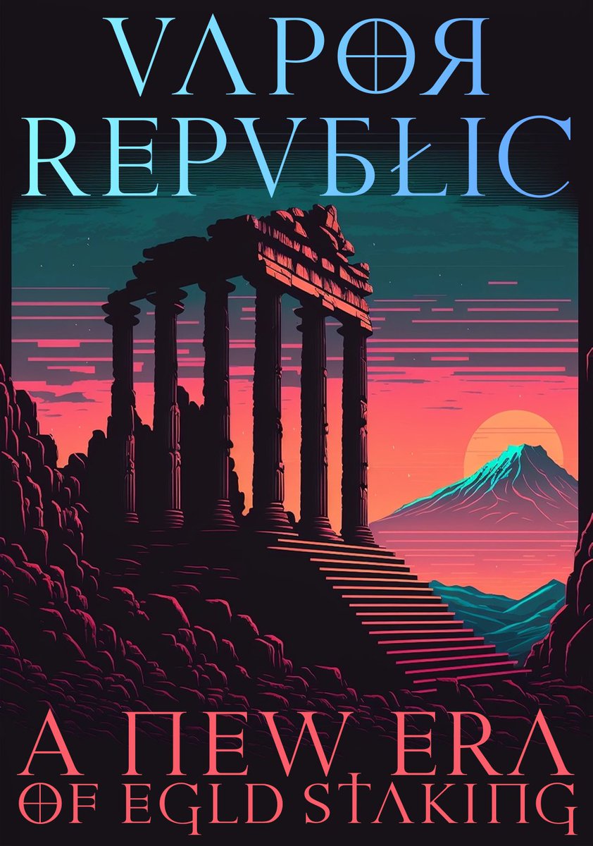Vapor Republic - Community-Led Staking on $EGLD (@vaporrepublic) on Twitter photo 🗽<a href="/VaporRepublic/">Vapor Republic - Community-Led Staking on $EGLD</a> is born.
Behold 🥳 The @aerofoundation staking provider and nodes have officially been rebranded to <a href="/VaporRepublic/">Vapor Republic - Community-Led Staking on $EGLD</a>.
A new era of premium 🥩 awaits. The first community-led $EGLD staking is upon us.
🔥🏛💪 🗽<a href="/VaporRepublic/">Vapor Republic - Community-Led Staking on $EGLD</a> is born.
Behold 🥳 The @aerofoundation staking provider and nodes have officially been rebranded to <a href="/VaporRepublic/">Vapor Republic - Community-Led Staking on $EGLD</a>.
A new era of premium 🥩 awaits. The first community-led $EGLD staking is upon us.
🔥🏛💪