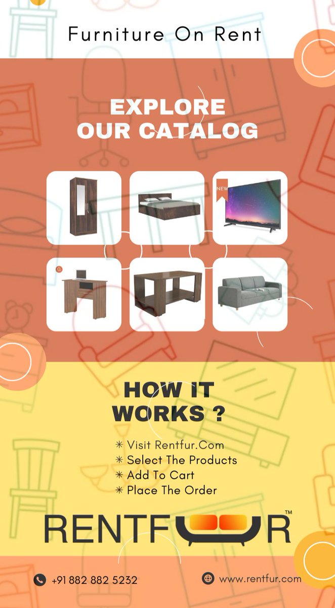#Furniture And #Appliances On #Rent With Easy And Affordable Monthly Rent
#FurnitureOnRent #AppliancesOnRent #RentNow #RentFur #RentFurniture #trending #budget #RentFurHome #RentFurFurniture #RentFurnitureOnline
Products
#wardrobe
#bed
#mattress
#tv
#studytable
#centertable
#sofa