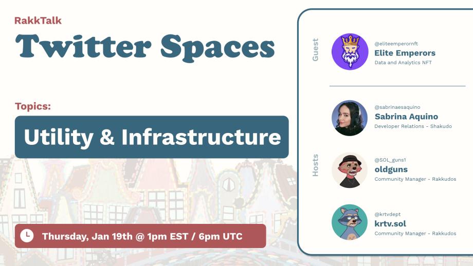 Rakkudos (@rakkudos) on Twitter photo 🚨 Our RakkTalk tomorrow features <a href="/eliteemperornft/">Elite Emperors</a>
Tune in for an exciting 60 minutes of AMA with the founder of the project!
⏰When? Tomorrow @ 1PM EST
📌Where? Twitter spaces 🚨 Our RakkTalk tomorrow features <a href="/eliteemperornft/">Elite Emperors</a>
Tune in for an exciting 60 minutes of AMA with the founder of the project!
⏰When? Tomorrow @ 1PM EST
📌Where? Twitter spaces