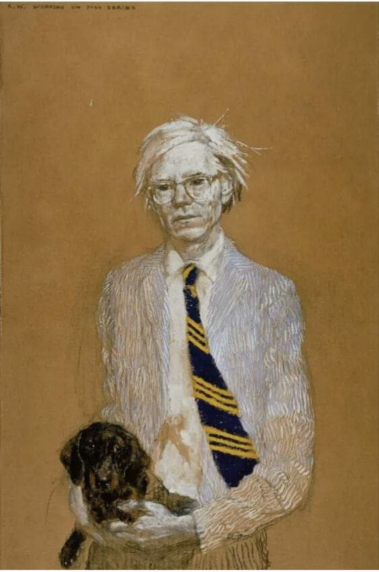 Portrait of Andy Warhol by Jamie Wyeth, 2007
