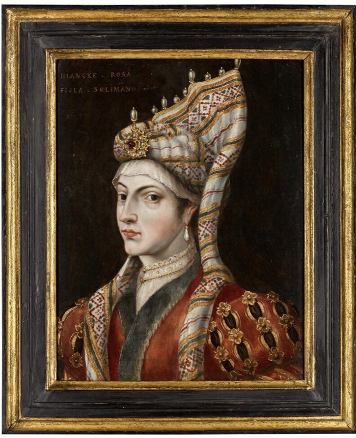 StudioTeaBreak's tweet image. Thursday #PortraitChallenge! ✍️
Roxelana (also known as Hurrem Sultan, 1506-58), painted in oils on panel by a follower of Titian, late 16th/early 17th century

en.m.wikipedia.org/wiki/Roxelana

en.m.wikipedia.org/wiki/Titian