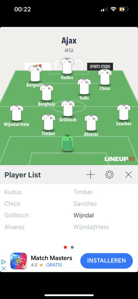 Mening? Rulli op goal #Ajax #schreuder