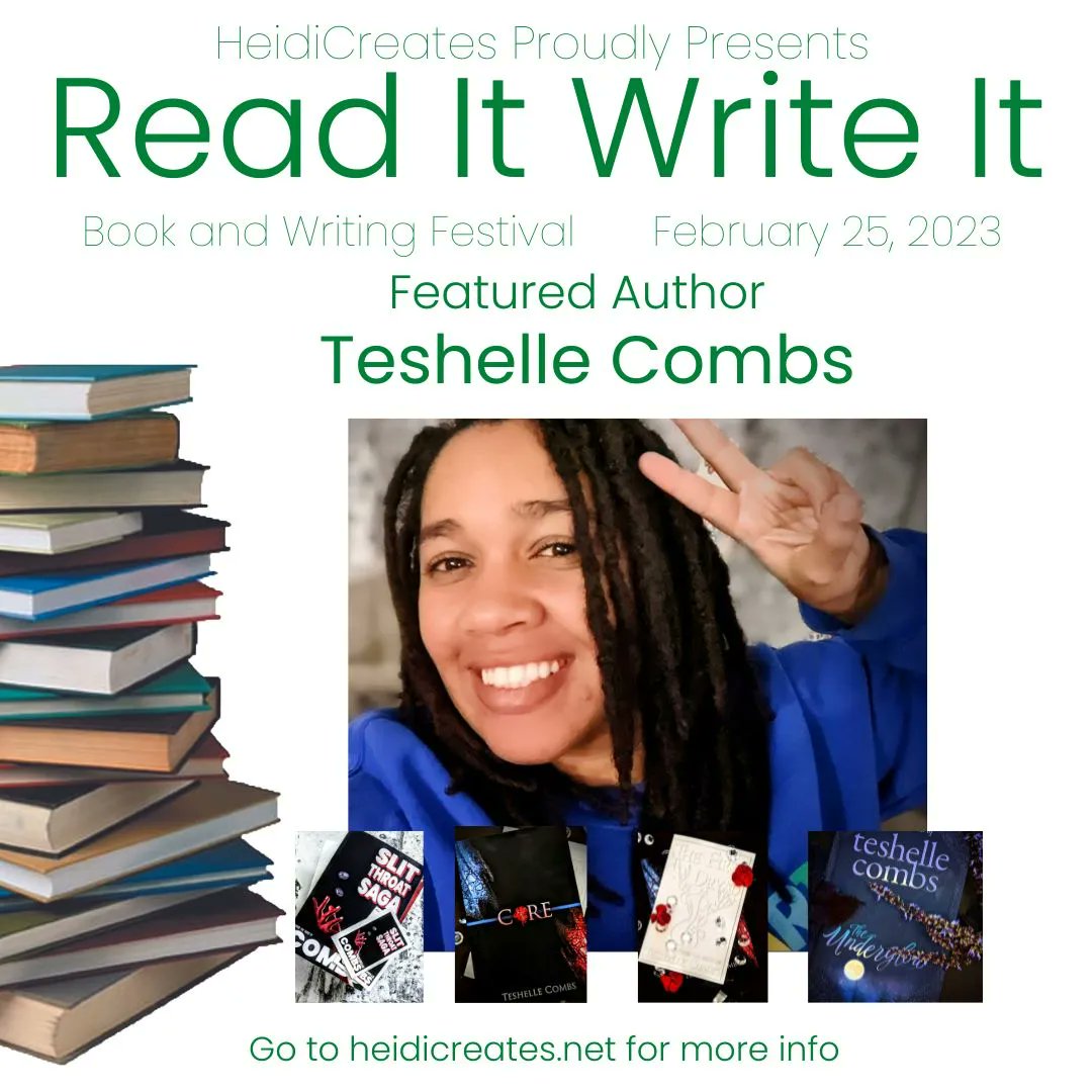 readitwriteitfl's tweet image. Welcome Featured Author Teshelle Combs! 

 #books  #bookfestival #readitwriteitbookfest2023 #author
#guestauthor
#writer
#southflorida
#WellingtonFl
#Tampa
#palmbeachculture
#bookfestival
#palmbeachcounty
#writing
#florida
#kindle
#kindlevella
#amazon