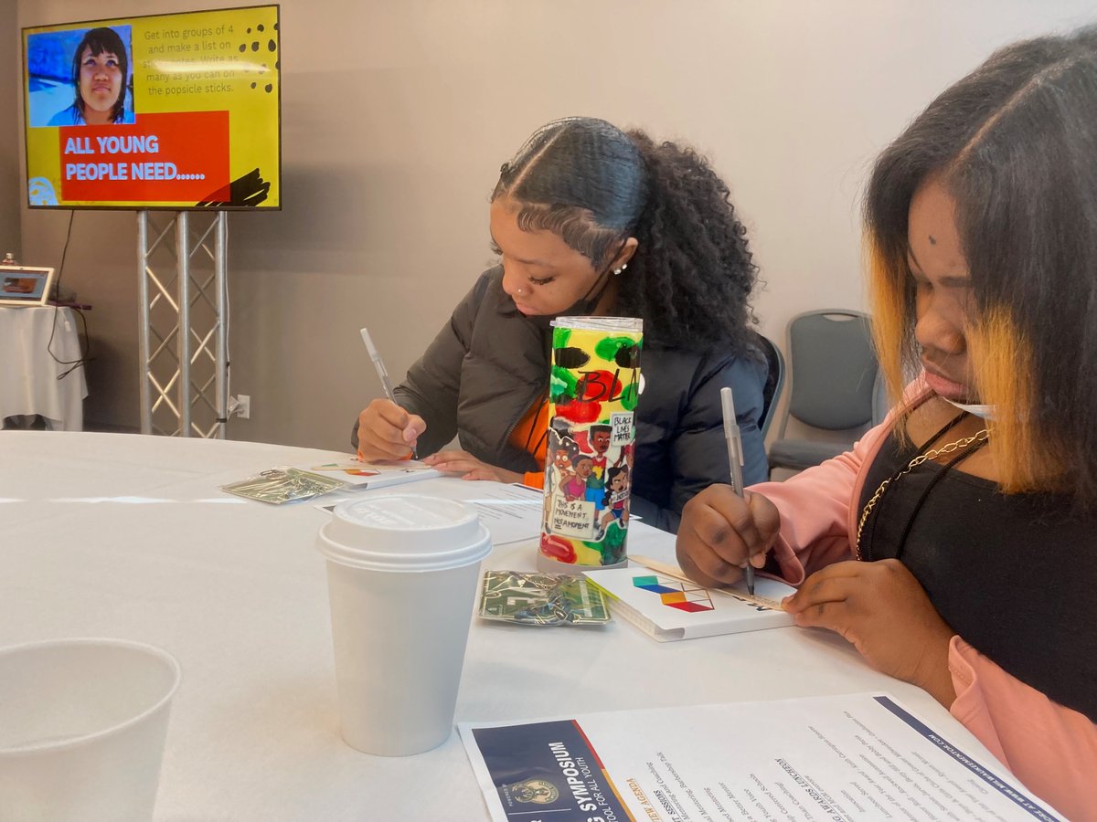 Today's @mentorgreatermke Symposium was an excellent chance to support the #mentoring movement!
Youth Forward MKE Ambassador Amaya CRUSHED a presentation on amplifying youth voice. Plus, several of our new Ambassadors got the chance to learn and engage alongside other youth.