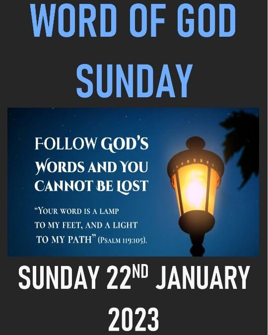 NewryDominican's tweet photo. Word of God Sunday takes place this Sunday 22nd January 2023! 📖 Please see the attached poster for more information about Lectio Divinia https://t.co/I7kkGXXs96 https://t.co/Cwwic4obyp
