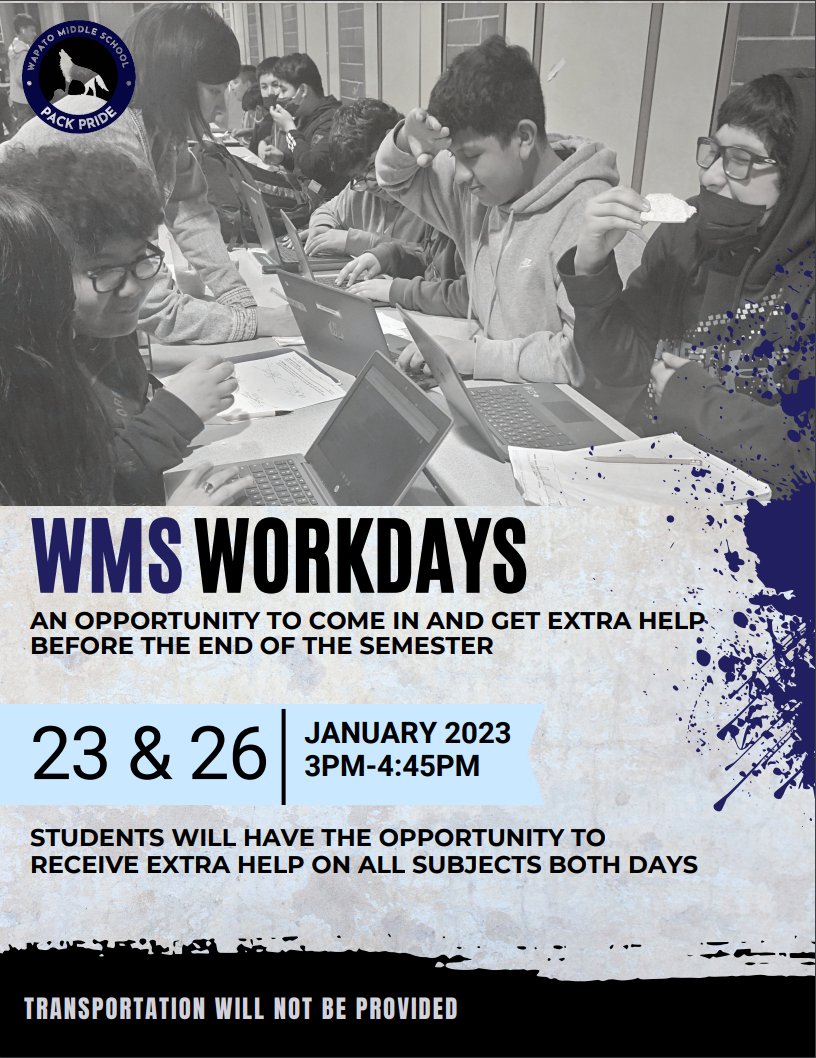 WapatoSD's tweet photo. Permission Slips are available in the WMS Office. #WMSPackPride https://t.co/GSDeto8x0d