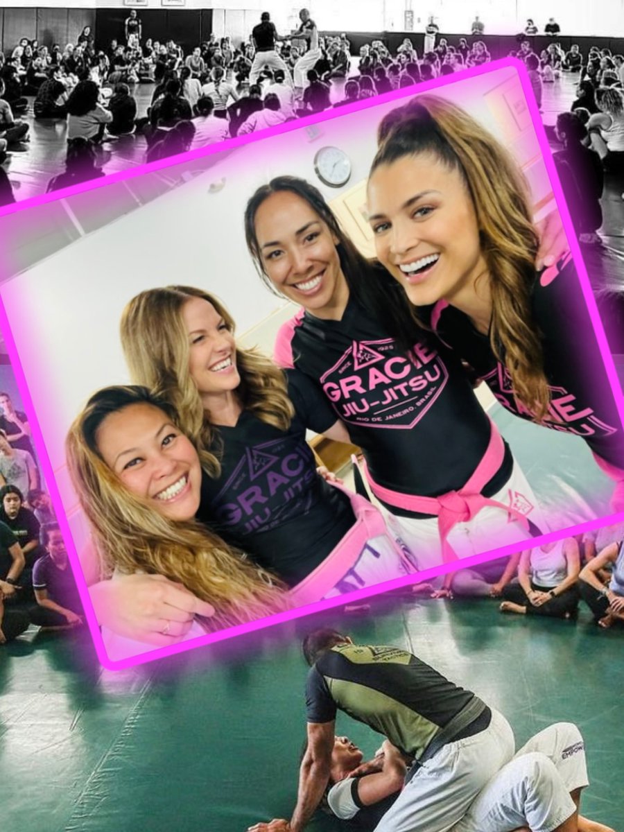 A humble honor to be among these masters in their craft. To contribute a day for women willing to set fear aside and take the next step towards being empowered through the art of jiu jitsu❤️🙌🏻