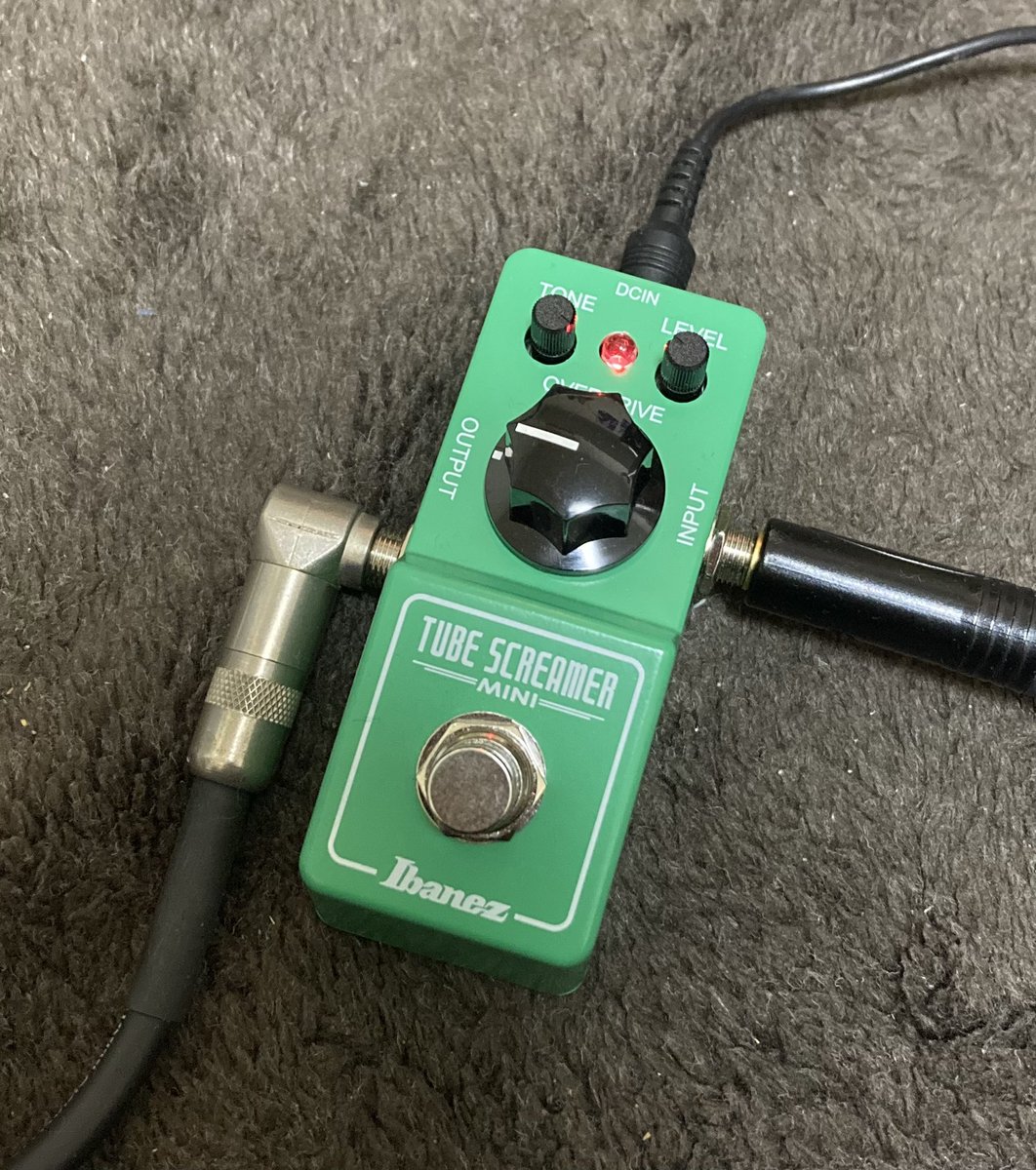 zhengzong1008's tweet photo. 年初のMNG その4
Ibanez TS Mini
ブースター/オーバードライブ持ってなかった。小さくてかわいいね。
音は思ってたよりブライトな感じ。
ACアダプターも一緒に買った。
尾西店 6k
#ハドフ巡り #MNG #Ibanez #TSMINI https://t.co/ndHrsiaFoB