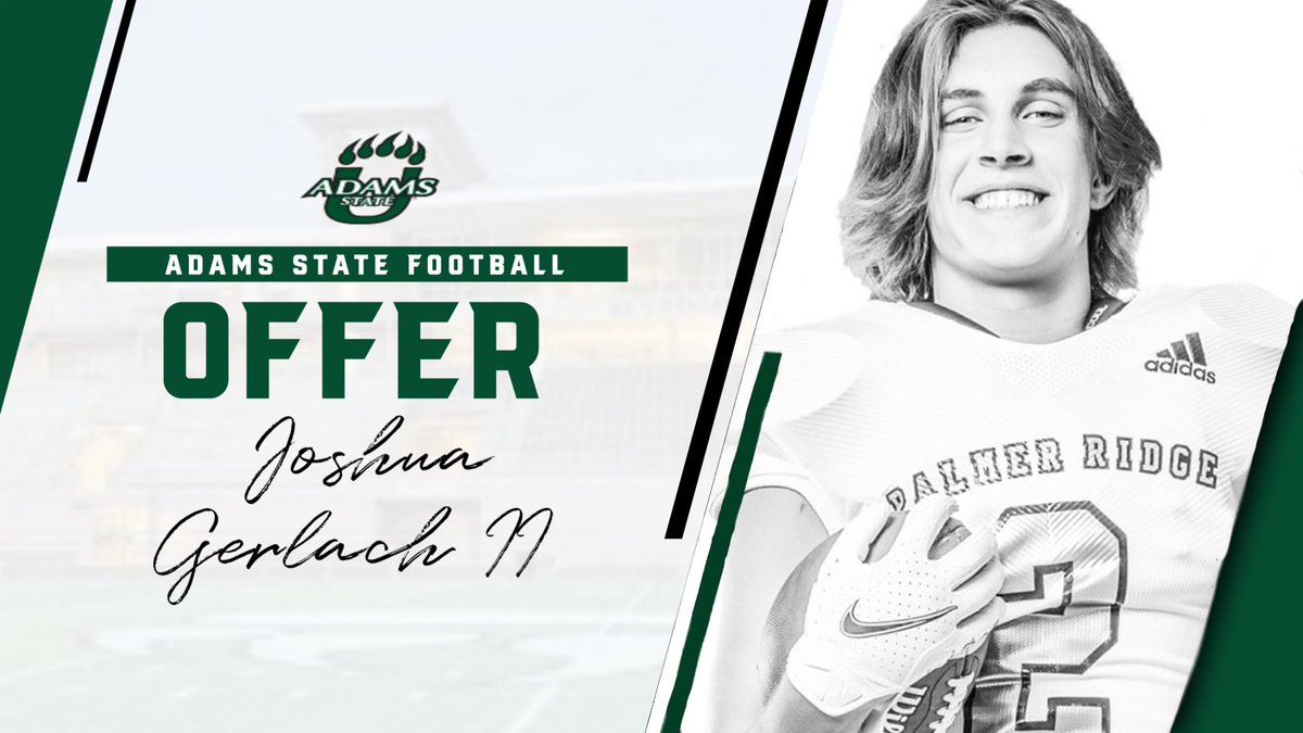 🚨🚨🚨🚨🦍🦍🦍🦍🦍🚨🚨🚨🚨

🔥🔥🔥🔥OFFER ALERT🔥🔥🔥🔥

Congratulations to <a href="/TeamFullGorilla/">Team Full Gorilla</a> 23’ ATH <a href="/JoshuaGerlachII/">Joshua Gerlach II</a> earning an offer to continue his academic &amp; athletic futures <a href="/AdamsStateFB/">Adams State Football</a> blowing up🦍🏈💯 #baller #ifyouballyoullgetthecall #skorillas #gorillawarfare #OAGAAG