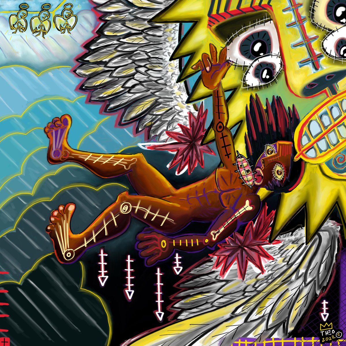 'The Fall'

Depicting Lucifer's fall from heaven.

0.13 eth

<a href="/foundation/">Foundation 🌐</a> 

⬇️ Link ⬇️

#NFTProject #NFTshill #ETH #nftarti̇st