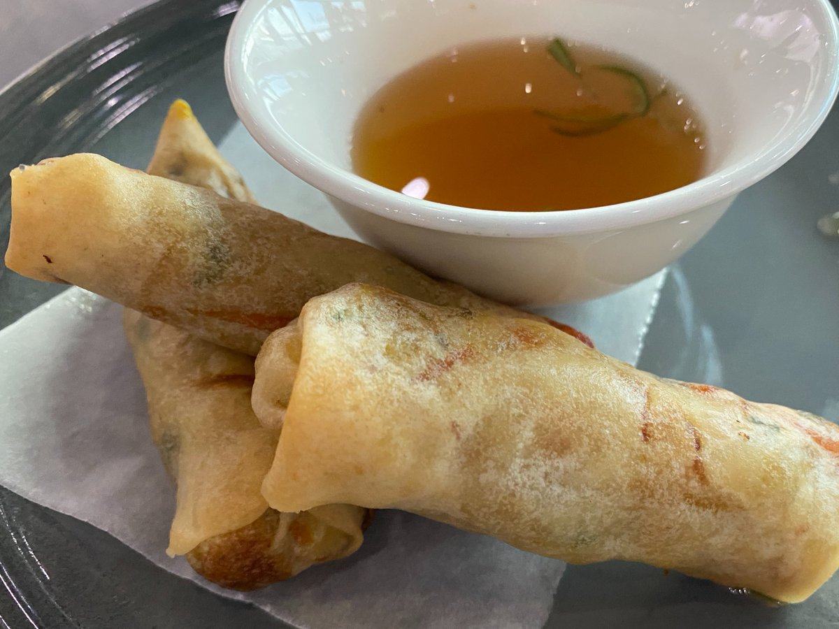Traditional #LunarNewYear foods like #SpringRolls symbolize luck. The lucky saying associated with eating spring rolls means "a ton of gold," suggesting they resemble gold bars. Try our #WildPacificHalibut Spring Rolls with Nuoc Cham by <a href="/Deniztar/">Deniz Tarakcioglu</a> #BuyBC bit.ly/3J0G2Cq
