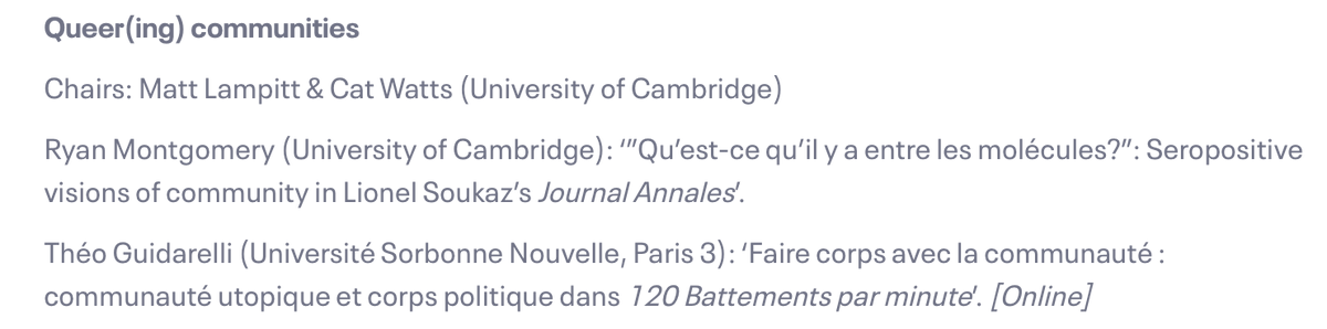French Graduate Conference Cambridge tweet media
