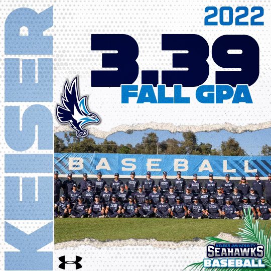 These dudes dominated the classroom this fall! Very proud of this group on and off the field! Can’t wait to get the season underway. 10 days away from opening day! #3.39 #DefendtheBeach🏝️⚾️