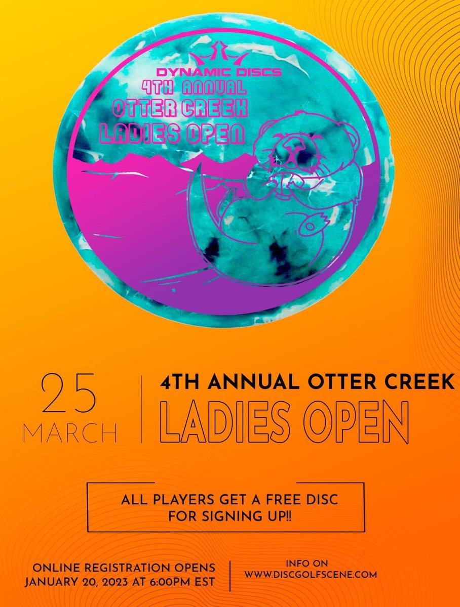 Ok ladies and all juniors, this is the event to start off your season. It is always lots of fun, great prizes and great pay out. This event is for all divisions and skill levels. Hope to see you there