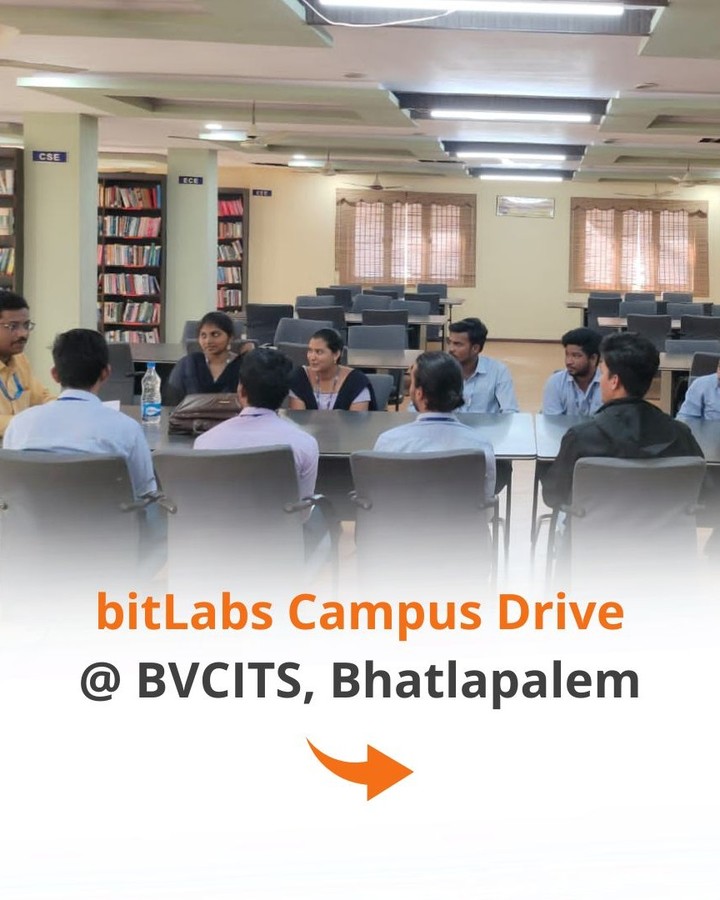 bitLabs Campus Placement Drive at BVCITS, Bhatlapalem.

#placementshub #placement2021 #placementassistance #placementpreparation #placementcell #placementyear #placementdrive #workplacement
#placementdrive #campusplacement #jobplacement #placement